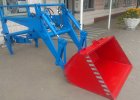 Фронтальный колесный погрузчик ПКУ-08 с ковшом на МТЗ, ЮМЗ, Т-40